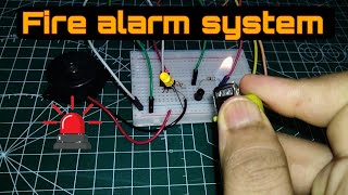 How to make Fire alarm security System 🤯 for home  Fire alarm system 🚨  Electro Surgeon [upl. by Eirelav88]