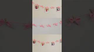 Wall decor idea 🎀 diy easycrafts pinterest pintrestinspired artandcraft [upl. by Priscilla]