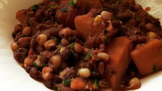 Pumpkin githeri recipe [upl. by Ahsilram]