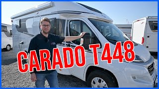 Wohnmobil Carado T448 Modell 2021  Einzelbetten und große Heckgarage [upl. by Ennaesor]