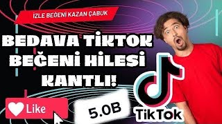 3 DAKİKADA ÜCRETSİZ TİKTOK BEĞENİ HİLESİ  Şifresiz Tiktok Beğeni Hilesi 2024 [upl. by Enetsuj]