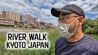 Walking Along Kyoto’s Most Famous River  Japan 2022 [upl. by Balbur]