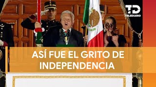 Así fue el último Grito de Independencia de AMLO como presidente de México [upl. by Adnohs]