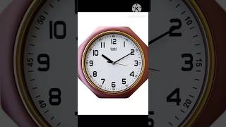 ₹228 Ajanta Plastic Analog Wall Clock 25 X 25 Cm Brown [upl. by Nossaj786]