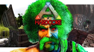 I Survived 100 Days ARK HARDCORE on The Island w OFFICIAL RATES [upl. by Goltz751]