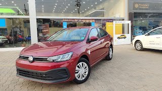 Volkswagen Virtus Base Model Comfortline VFM 2024 Real Life Review [upl. by Nawotna]