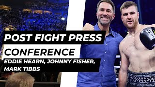 Johnny Fisher vs Alen Babic Post Fight Press Conference Eddie Hearn Johnny Fisher Mark Tibbs [upl. by Renata]