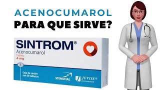 ACENOCUMAROL que es y para que sirve acenocumarol como tomar acenocumarol 4 mg tablet [upl. by Anytsirk]