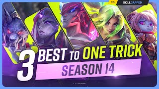 The 3 NEW BEST Champions to ONE TRICK for EVERY Role  League of Legends  Season 14 [upl. by Hepzi]