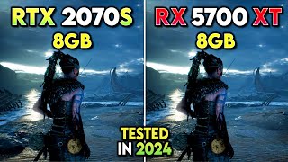 RX 5700 XT vs RTX 2070 SUPER  How Much Performance Difference in 2024 [upl. by Hartfield]