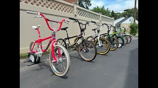 My Lineup of GT Haro and Diamond Back BMX Bikes [upl. by Nee662]