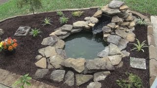 Decorative Garden Pond Setup [upl. by Lrat908]