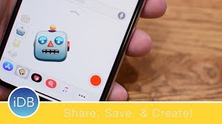 How to Create Share and Save Animoji on iPhone X [upl. by Carolynne]