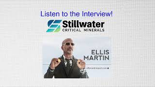 Ellis Martin ReportStillwater Critical MineralsHigh Grade Nickel Copper Cobalt and PGEs in Montana [upl. by Mor]