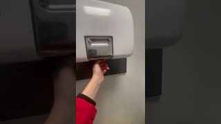 Airdri classic hand dryers at tesco extra In broughton shopping park [upl. by Anidan]