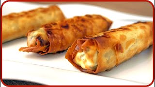 Börek  Sigara Börek Rezept  Yufka Teig ganz einfach [upl. by Weinert15]