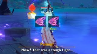 Catch Raimei angelfish for THE CATCH genshinimpact [upl. by Analad18]