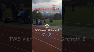 Kreisliga B Herren Niederrhein TVAS Viersen 1  SSV Grefrath 2 Endergebnis  2  7 youtube [upl. by Imoian]