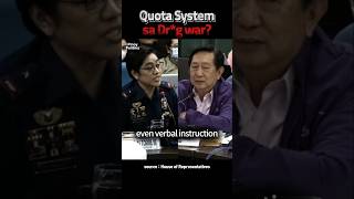 QUOTA SYSTEM SA DRG WAR Duterte WarOnDrugs QuadCom [upl. by Sammie]