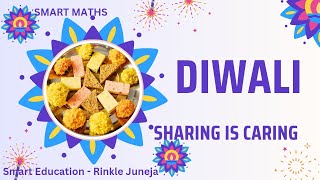 Simple Fractions for Diwali Sharing fractions diwali [upl. by Yesrej]