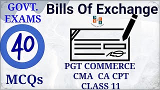 MCQs On Bill Of Exchange  MCQ On Bill Of Exchange Class 11  MCQ On Bills Of Exchange  Class 11 [upl. by Adnotal]