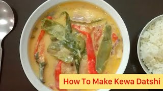 How To Make Bhutanese Recipe Kewa Datshi  Kewa Datshi Recipe [upl. by Imhsar]