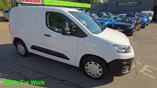 LE69AKX Citroen Berlingo 15 1000 Enterprise M BlueHDI 101 bhp Euro 6 Diesel in White on 53K  FSH [upl. by Berni]