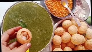 pani puri –tha BEST Street food to ever exist 🔥🔥🔥golgappa puchka asmr cooking [upl. by Anitselec]