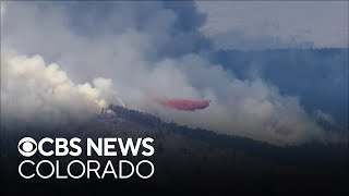 Live Coverage Colorado wildfire burning in Larimer County grows quickly evacuations in place [upl. by Aicilegna530]