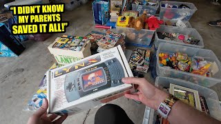 1980s TIME CAPSULE TOY COLLECTION RESCUED FROM ATTIC AFTER DECADES [upl. by Wichman]