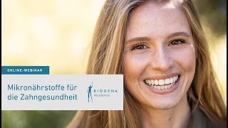 Mikronährstoffe für die Zahngesundheit  Webinar mit Julia Gautsch [upl. by Damian]