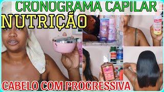 MINHA ROTINA CAPILAR PARA CRESCIMENTO CABELO CRESPO ALISADO NUTRIÇÃO RECUPERAÇÃO PÓS CORTE TÉRMICO [upl. by Reve115]