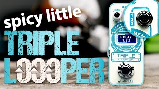 Donner TRIPLE LOOPER Guitar Pedal Very Useful [upl. by Perlie520]