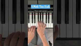 Whole tone scale piano tutorial [upl. by Nesral632]