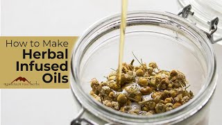 How to Make Herbal Infused Oils with John Gallagher [upl. by Tremann]