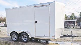 6x12 Haulmark Tandem Axle Enclosed Trailer [upl. by Deyes573]