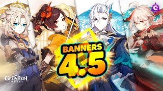 ✅BANNERS 45 Llega un NUEVO BANNER  Genshin Impact [upl. by Anma]