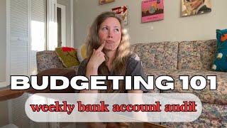 Weekly Bank Account Audit 95000 in DEBT [upl. by Lael880]