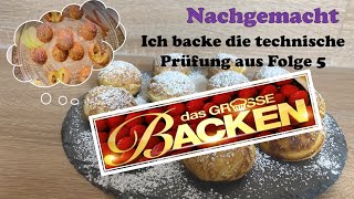 Nachgemacht  Ich backe die technische Prüfung  Apfelkrapfen  Das große Backen  Folge 5 Dänemark [upl. by Lawson709]