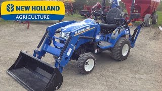 2019 New Holland Workmaster 25S SubCompact Tractor Start Up Exterior Interior amp Full Review [upl. by Arondel357]