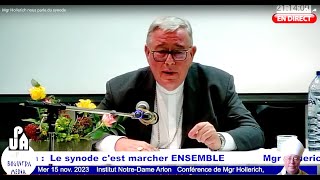 Mgr Hollerich nous parle du synode [upl. by Ybok]