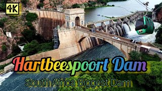 Hartbeespoort Dam 4K  Hartbeespoort Dam Wall North West southafrica driving journeylife582 [upl. by Noma686]