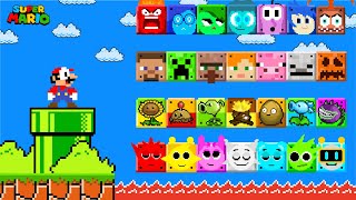 Super Mario Bros But There Are More Custom Blocks Collections ALL EPISODES [upl. by Assenahs]