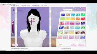 Stardoll  Stardesign Jewerly Hair Tutorial [upl. by Karab805]