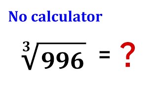 Learn how to approximate cube roots [upl. by Nacul]