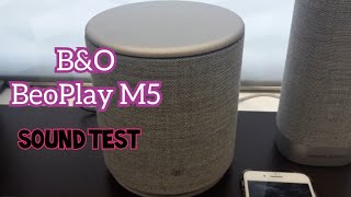 BampO BeoPlay M5  Bass Sound Test [upl. by Herzel]