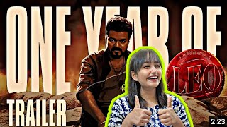 One Year Of LEO  Celebration Trailer Reaction  Thalapathy Vijay  Lokesh Kanagaraj  Anirudh [upl. by Huber906]