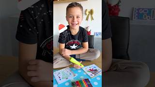 🎄Luca bastelt eine Weihnachtskarte basteln lernen kinder weihnachten diy kidsvideo kreativ [upl. by Repard676]