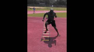 Agility Ladder Training Heisman Drill [upl. by Kerry795]