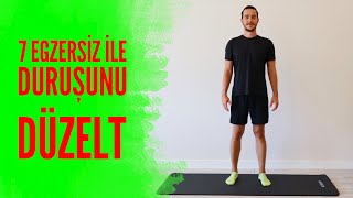 Dik Duruş İçin En İyi 7 Direnç Bandı Egzersizi [upl. by Noirret]